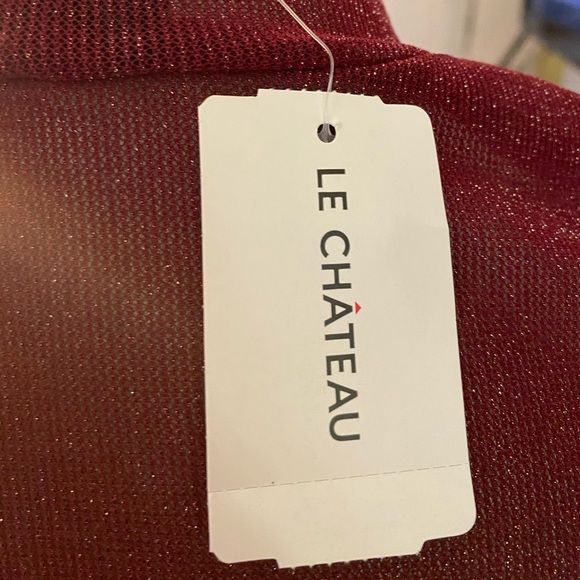 Beautiful Burgundy See Through Top - Picture 6 of 7